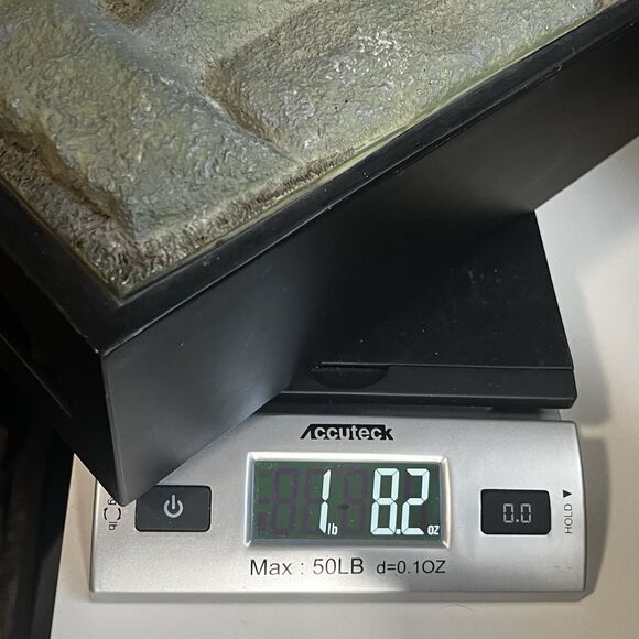 TIKI‎ Easter Island Moai Tissue Box Cover Faux Stone Green Face Dispenser Holder - Picture 13 of 13